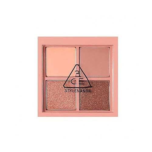 3CE Mini Multi Eye Color Palette- Side by Side (3.2g) 3CE 4格眼影烟熏豆沙