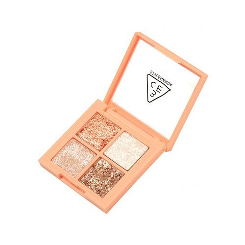 ((Crazy Clearance)) 3CE Mini Multi Eye Color Palette- Glitter Bomb (3.2g) 3CE 4格眼影金钻盘