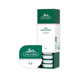 VT CICA Capsule Mask (7.5g x 10) VT CICA BTS代言老虎小布丁面膜 - 