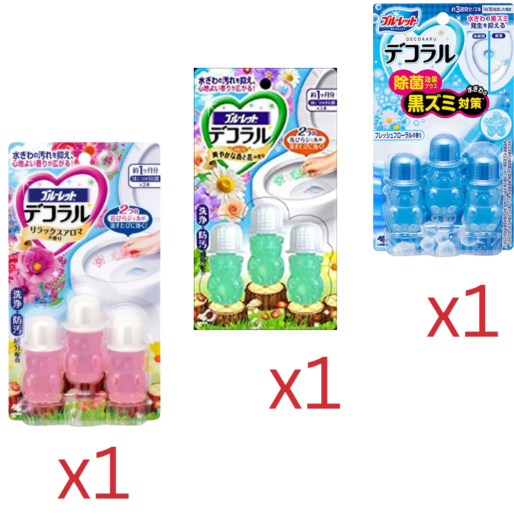 ((Crazy Clearance)) Kobayashi Tablet Toilet Bowl Refresher ， Forest Scent  And Fresh Floral Scent