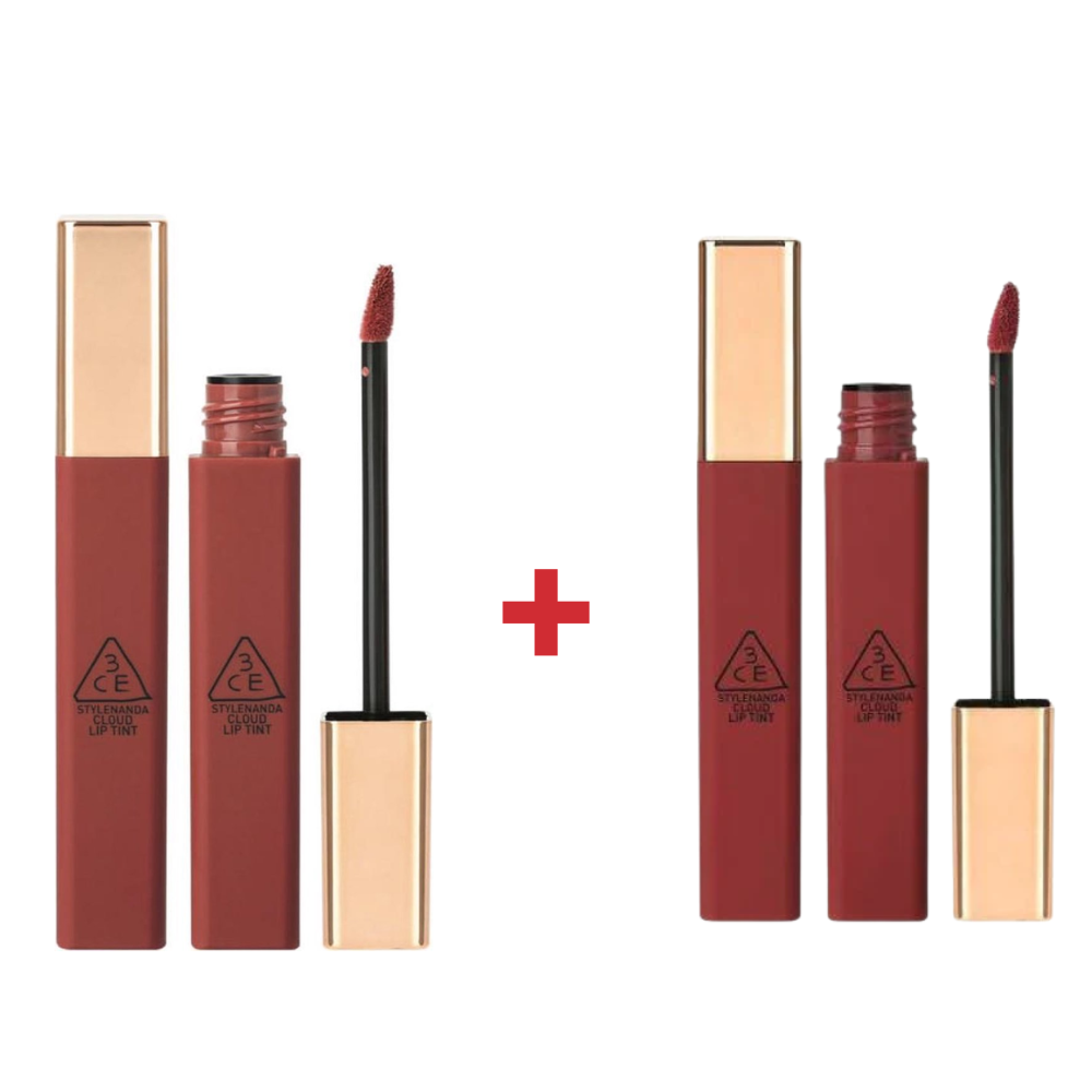 ((Crazy Clearance)) 3CE Cloud Lip Tint #Needful & Immanence (4g) 3 CONCEPT EYES 雲朵唇釉 爛番茄色 & 鐵鏽紅色