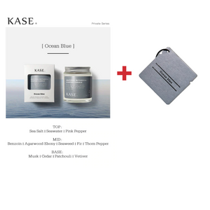 ((Crazy Clearance)) KASE Low Temperature Natural Botanical Scented Massage Candle +KASE Scented Tag (8 Scents) Diptyque平替 隨身香薰片 （8種香味）+ 香薰按摩蠟燭 （8種香味）