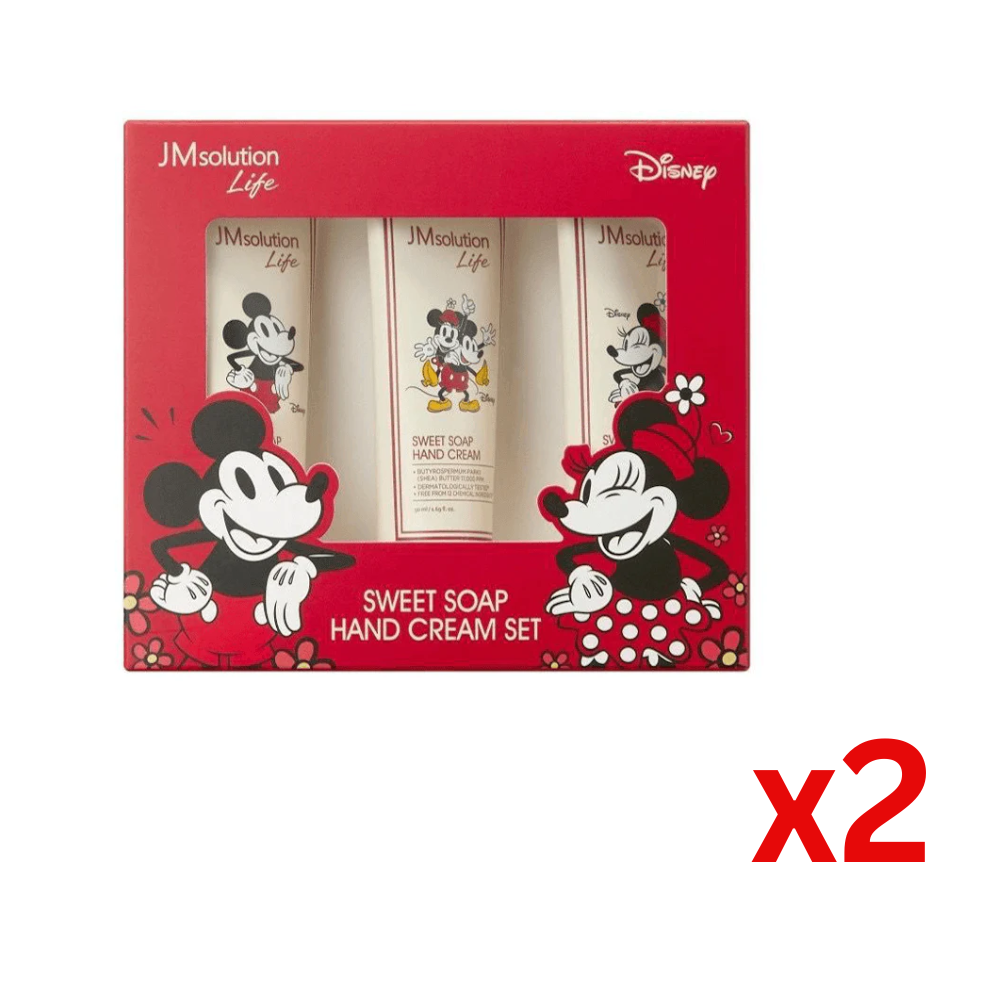 ((Crazy Clearance)) JM SOLUTION x DISNEY Sweet Soap Hand Cream Set- Mickey & Minnie (50ml x 3)