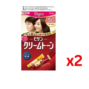 ((BOGO FREE)) BIGEN Ho Juby Gene Cream Tone- 5G (40g + 40g) x2