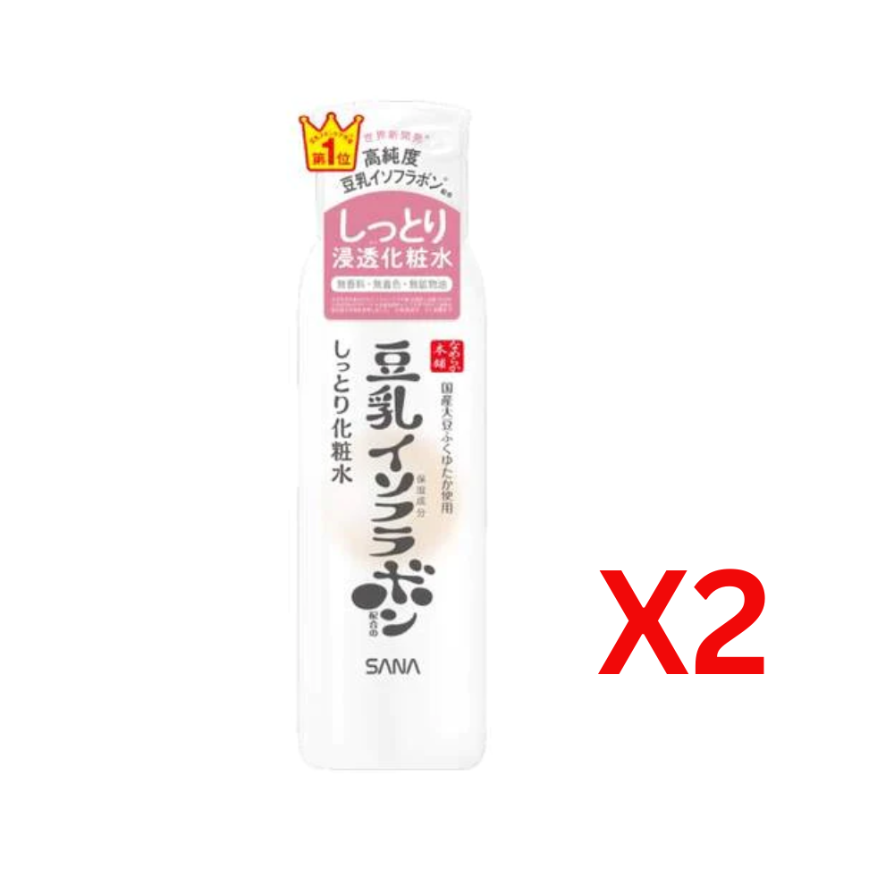 ((Bulk Sale)) NAMERAKA SANA Soya Moisture Intensive Toner NC (200ml) 豆乳 美肌本舖 極度補水保濕化妝水 x2