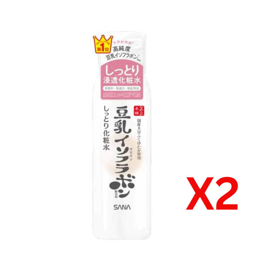 ((Bulk Sale)) NAMERAKA SANA Soya Moisture Intensive Toner NC (200ml) 豆乳 美肌本舖 極度補水保濕化妝水 x2