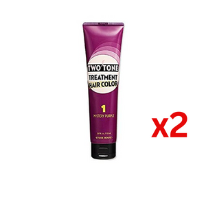 ((Crazy Clearance))ETUDE HOUSE Two Tone Treatment Hair Color #1 Mystery Purple (150ml) 愛麗小屋七天護髮染髮劑 투톤트리트먼트헤어컬러1호미스테리퍼플x2