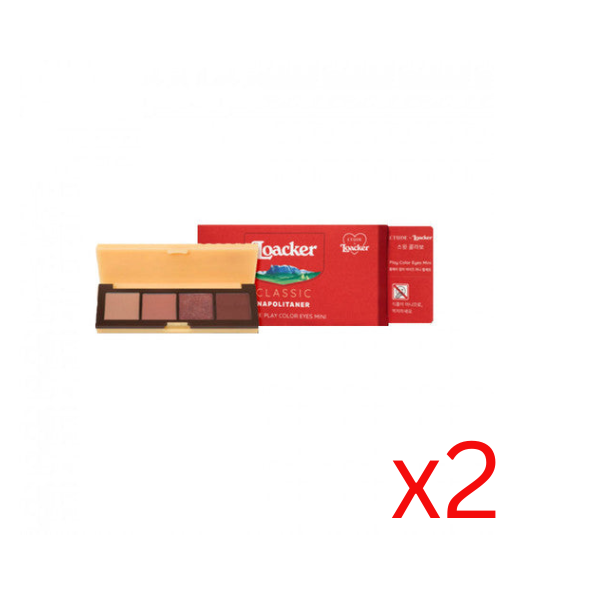 BOGO FREE ETUDE HOUSE x LOACKER Play Color Eye Mini x2- Classic Napolitaner  (4 shades)